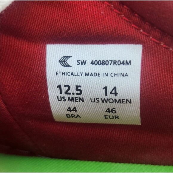 Cariuma Catiba Pro Skate Sneakers Mens Sz 12.5 Red Suede Low Top Athletic Shoes main image 7